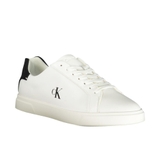 GIÀY SNEAKER NAM MÀU TRẮNG - CALVIN KLEIN - NHẬP KHẨU CHÍNH HÃNG TỪ Ý