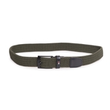 THẮT LƯNG DA NAM MÀU XANH RÊU - TOMMY HILFIGER - NHẬP KHẨU CHÍNH HÃNG TỪ Ý