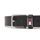 THẮT LƯNG DA THẬT NAM MÀU ĐEN - TOMMY HILFIGER - NHẬP KHẨU CHÍNH HÃNG TỪ Ý