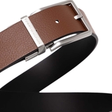 THẮT LƯNG DA THẬT NAM MÀU ĐEN 2 MẶT - TOMMY HILFIGER - NHẬP KHẨU CHÍNH HÃNG TỪ Ý