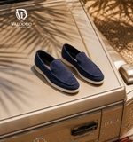GIÀY LƯỜI DA THẬT NAM (21 Casmocio Blu) - VALDORO - SẢN XUẤT TẠI ITALY