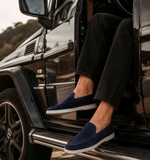GIÀY LƯỜI DA THẬT NAM (21 Casmocio Blu) - VALDORO - SẢN XUẤT TẠI ITALY