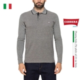 ÁO DÀI TAY NAM MÀU TRƠN VẢI COTTON JERSEY - CARRERA JEANS - NHẬP KHẨU CHÍNH HÃNG TỪ ITALIA