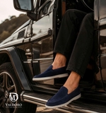 GIÀY LƯỜI DA THẬT NAM (21 Casmocio Blu) - VALDORO - SẢN XUẤT TẠI ITALY