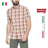 ÁO SƠ MI NAM CỘC TAY HỌA TIẾT KẺ Ô – CARRERA JEANS - NHẬP KHẨU CHÍNH HÃNG TỪ Ý