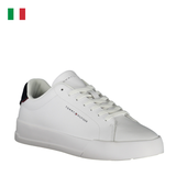GIÀY SNEAKER NAM MÀU TRẮNG - TOMMY HILFIGER - NHẬP KHẨU CHÍNH HÃNG TỪ Ý