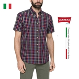 ÁO SƠ MI NAM CỘC TAY HỌA TIẾT KẺ SỌC – CARRERA JEANS - NHẬP KHẨU CHÍNH HÃNG TỪ Ý