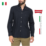 ÁO SƠ MI NAM VẢI FLANNEL COTTON 213B1221X – CARRERA JEANS - NHẬP KHẨU CHÍNH HÃNG TỪ Ý