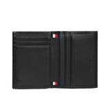 VÍ DA THẬT NAM MÀU ĐEN - TOMMY HILFIGER - NHẬP KHẨU CHÍNH HÃNG TỪ Ý