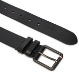 THẮT LƯNG DA THẬT NAM MÀU ĐEN - TOMMY HILFIGER - NHẬP KHẨU CHÍNH HÃNG TỪ Ý