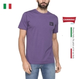 ÁO THUN NAM CỘC TAY BASIC MÀU TÍM IN LOGO – CARRERA JEANS - NHẬP KHẨU CHÍNH HÃNG TỪ Ý