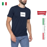 ÁO THUN NAM CỘC TAY BASIC MÀU XANH BLUE IN LOGO – CARRERA JEANS - NHẬP KHẨU CHÍNH HÃNG TỪ Ý