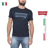 ÁO THUN NAM CỘC TAY BASIC MÀU XANH BLUE NIGHTS IN LOGO – CARRERA JEANS - NHẬP KHẨU CHÍNH HÃNG TỪ Ý