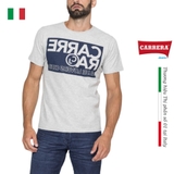 ÁO THUN NAM CỘC TAY MÀU GHI XÁM – CARRERA JEANS - NHẬP KHẨU CHÍNH HÃNG TỪ Ý
