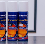 Chai xịt dưỡng màu da lộn/nubuck Saphir BDC Renovetine 200ml nhiều màu - SAPHIR - Nhập khẩu chính hãng từ Pháp
