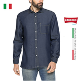 ÁO SƠ MI NAM DENIM LYOCELL DÀI TAY 211A1227A – CARRERA JEANS - NHẬP KHẨU CHÍNH NGẠCH TỪ Ý