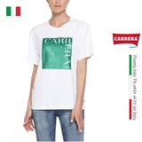 ÁO PHÔNG NỮ MÀU TRẮNG - CARRERA JEANS - NHẬP KHẨU CHÍNH HÃNG TỪ ITALIA