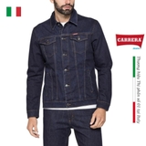 ÁO KHOÁC DENIM NAM MÀU XANH ĐẬM – CARRERA JEANS - NHẬP KHẨU CHÍNH HÃNG TỪ Ý