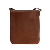 TÚI ĐÉO CHÉO DA Vegetable-Tanned Calfskin 3700-Brown -  MEDICI OF FLORENCE - SẢN XUẤT THỦ CÔNG TẠI ITALY