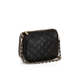 TÚI ĐEO CHÉO NỮ DA THẬT MÀU ĐEN 3830689-10 – GIANNI CONTI - SẢN XUẤT THỦ CÔNG TẠI ITALY