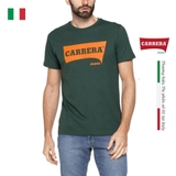 ÁO THUN NAM CỘC TAY BASIC MÀU XANH LÁ SYCAMORE IN LOGO – CARRERA JEANS - NHẬP KHẨU CHÍNH HÃNG TỪ Ý