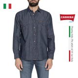 ÁO SƠ MI DENIM NAM XANH ĐẬM – CARRERA JEANS - NHẬP KHẨU CHÍNH HÃNG TỪ Ý