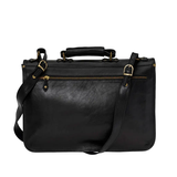 CẶP DA CALFSKIN 4000 - Black -  MEDICI OF FLORENCE - SẢN XUẤT THỦ CÔNG TẠI ITALIA