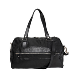 TÚI DU LỊCH DA CALFSKIN 409 - Black -  MEDICI OF FLORENCE - SẢN XUẤT THỦ CÔNG TẠI ITALIA