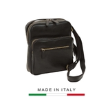 TÚI ĐEO CHÉO NAM MÀU ĐEN – OLD ANGLER - SẢN XUẤT THỦ CÔNG TỪ ITALY