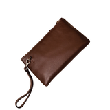 CLUTCH DA THẬT NAM MÀU NÂU 582201-20 – GIANNI CONTI - SẢN XUẤT THỦ CÔNG TẠI ITALY