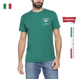 ÁO THUN NAM CỘC TAY BASIC MÀU XANH LÁ IN LOGO – CARRERA JEANS - NHẬP KHẨU CHÍNH HÃNG TỪ Ý
