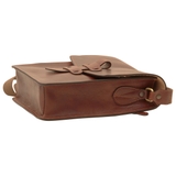 TÚI ĐEO CHÉO NAM DA BÒ THẬT MÀU NÂU 411489MA – OLD ANGLER - SẢN XUẤT THỦ CÔNG TỪ ITALY