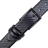 THẮT LƯNG DA THẬT NAM MÀU ĐEN 3855449-35-10 - GIANNI CONTI - SẢN XUẤT THỦ CÔNG TẠI ITALIA