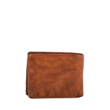 VÍ NAM DA THẬT CAO CẤP MÀU NÂU – GIANNI CONTI - SẢN XUẤT THỦ CÔNG TỪ ITALY