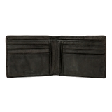 VÍ NAM MÀU ĐEN 4207220 - RAUL - Black – GIANNI CONTI - SẢN XUẤT THỦ CÔNG TỪ ITALY