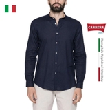ÁO SƠ MI NAM KIỂU HỖN HỢP LANH VÀ COTTON – CARRERA JEANS - NHẬP KHẨU CHÍNH HÃNG TỪ Ý