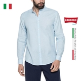 ÁO SƠ MI NAM KIỂU HỖN HỢP LANH VÀ COTTON – CARRERA JEANS - NHẬP KHẨU CHÍNH HÃNG TỪ Ý