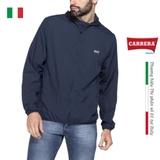 ÁO KHOÁC GIÓ NAM CÓ MŨ MÀU XANH THAN – CARRERA JEANS - NHẬP KHẨU CHÍNH HÃNG TỪ Ý