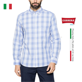 ÁO SƠ MI DÀI TAY NAM KẺ CARO 213A1230A – CARRERA JEANS - NHẬP KHẨU CHÍNH NGẠCH TỪ Ý