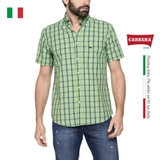ÁO SƠ MI NAM CỘC TAY HỌA TIẾT KẺ Ô – CARRERA JEANS - NHẬP KHẨU CHÍNH HÃNG TỪ Ý