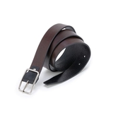 THẮT LƯNG DA THẬT NAM HAI MẶT MÀU ĐEN-NÂU 5155419-35 - GIANNI CONTI - SẢN XUẤT THỦ CÔNG TỪ ITALIA