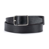 THẮT LƯNG DA THẬT NAM HAI MẶT MÀU ĐEN-NÂU 5155419-35 - GIANNI CONTI - SẢN XUẤT THỦ CÔNG TỪ ITALIA