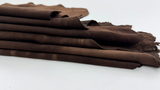 DA CỪU Ý CAO CẤP VÀ MỀM MẠI MÀU OLIVE BROWN - ITALY LEATHER - NHẬP KHẨU CHÍNH HÃNG TỪ Ý