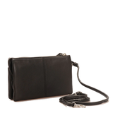 TÚI ĐEO CHÉO NAM DA THẬT 585522 - DEBBIE - Black – GIANNI CONTI - SẢN XUẤT THỦ CÔNG TỪ ITALY