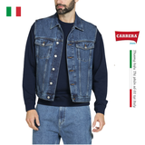 ÁO KHOÁC DENIM GILE NAM 420C1021R – CARRERA JEANS - NHẬP KHẨU CHÍNH NGẠCH TỪ Ý