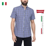 ÁO SƠ MI NAM CỘC TAY HỌA TIẾT KẺ Ô – CARRERA JEANS - NHẬP KHẨU CHÍNH HÃNG TỪ Ý