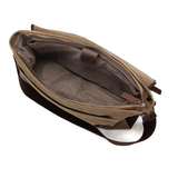 TÚI ĐEO CHÉO DA THẬT MÀU NÂU BE 6022684-609 - GIANNI CONTI - SẢN XUẤT THỦ CÔNG TẠI ITALY