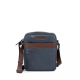 TÚI ĐEO CHÉO DA THẬT MÀU XANH 6052812-627 - GIANNI CONTI - SẢN XUẤT THỦ CÔNG TẠI ITALY