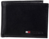 VÍ NAM DA THẬT MÀU ĐEN 31TL22X060-001 - TOMMY HILFIGER - NHẬP KHẨU CHÍNH HÃNG TỪ MỸ