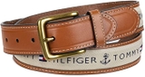 THẮT LƯNG DA NAM MÀU NÂU 11TL02X32-340 - TOMMY HILFIGER - NHẬP KHẨU TRỰC TIẾP TỪ MỸ